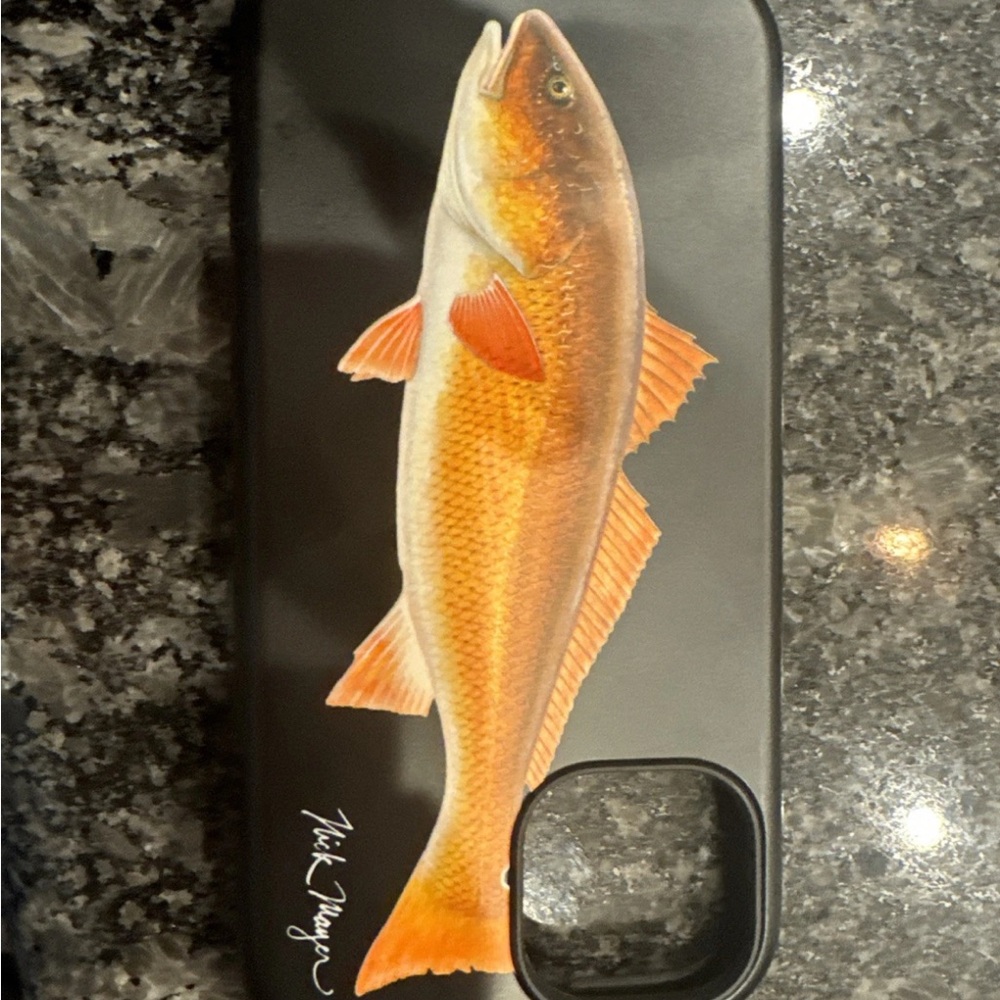 Orange and White Koi Fish Phone Case